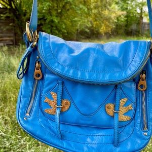 Marc Jacobs Petal To The Metal Blue Bird Purse